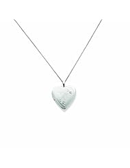 Genuine .925 Sterling Silver 20mm Double Hearts Heart Locket 18 3.4 Grams. 100% Satisfaction Guaranteed.