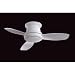 Contemporary F518-WH 42" Concept Flush Ceiling Fans Hugger Remote Minka Aire Ceiling Fan