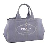 ★☆5日間限定SALEプライス(-5/29まで)☆★PRADA : プラダ 2012年春夏新作 ロゴ入りキャンバス(CANAPA)トートバッグ PERVINCA 並行輸入 PRADA 新作