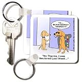 Londons Times Funny Medicine Cartoons - Canine Black Market Viagra - Key Chains