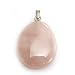 Gemstone Tumbled Stone Pendant HEALING ~ ROSE QUARTZ