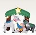 Christmas Nativity Scene Airblown Inflatable Outdoor Decoration