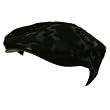 New Faux Leather Fur Ivy Driving Golf Cap Hat * Black * Small / Medium