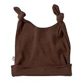 Babysoy Double Knot Hat in Chocolate
