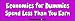 Economics For Dummies - Political Bumper Stickers (Medium 10x2.8 in.)