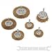 SILVERLINE 6 PCS WIRE WHEEL & CUP BRUSH SET