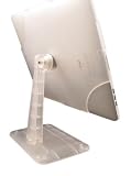 LapWorks Pivot Translucent iPad 1 Stand Adjustable Angles and Rotates from Portrait to Landscape With Rubber Pads for Friction
