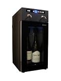 Vinotemp VT-WINEDISP2 2 Bottle Wine Dispenser, Black