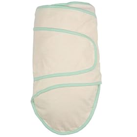 Miracle Blanket Beige with Green Trim
