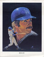 Signed Cey, Ron (Los Angeles Dodgers) 8x10 Photo