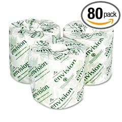Toilet Tissue, 2-Ply, White, 550 Sheets/Roll, 80 Rolls/Carton GEP19880