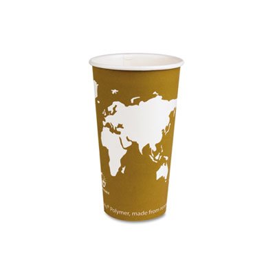 Eco-Products EP-BHC8-WA 8 oz World Art Hot Cup (Case of 1,000)