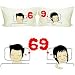 NaughtyGifty "Sexiest Number of All Time" Funny Pillowcases-Funny Valentines Gifts,Creative Valentines Gifts,Naughty Valentines Gifts