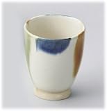 【波佐見焼 湯呑】 粉引三彩 湯呑 〔キャッシュバックキャンペーン対象商品〕