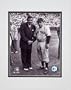 Babe Ruth / Yogi Berra Double Matted 8" x 10" Photograph (Unframed)