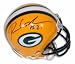 Ryan Grant Green Bay Packers Autographed Riddell Mini Football Helmet with 