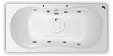 Pegasus Helena Whirlpool Bath, 1900x900, 8 Chrome Jets