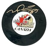 Mike Peca Autographed/Hand Signed Olympic Hockey Puck