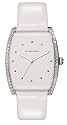 BCBG Max Azria Women's White On White Crystal Watch #BG6165