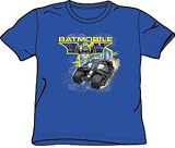 Batman Dark Knight BATMOBILE Youth Kids Size T-shirt