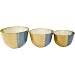 Gold Dust Set of 3 Mixing Bowl