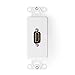 Leviton 41647-W Decora Insert HDMI Wallplate, White