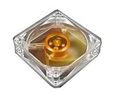 Akasa SILENT Amber Series;60mm Case Fan; 3-pin, Ultra Quiet paxpower fan, twin ball bearing, long life