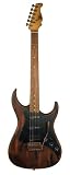 AXL Badwater SRO Electric Guitar, Distressed Red