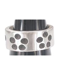 Dog Paws Print Pewter Ring Size 10