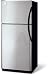 Frigidaire Gallery Series GLHT186JK 18.3 cu. ft. Top-Freezer Refrigerator with 4 Half-Width Cantilever SpillSafe Shelves, 2 Clear Humidity Crispers and Tilt-Out Freezer Wire Bin: Stainless Steel/Left-Swing Door