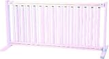 20 Tall Up To 72 Wide All Wood Large Free Standing Pet Gate - White - Made in the USA