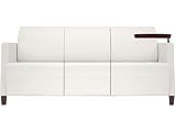 La-Z-Boy Contract Furniture Odeon Right Facing Tablet Sofa with Tight Seat and Wood Feet