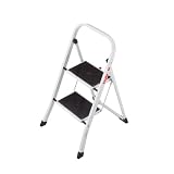 Hailo 4396-901 Stahl Klapptritt K20 weiss 2 Stufen mit Anti-Rutschmattenvon "Hailo"