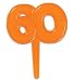 60th Birthday Cupcake Picks - 12 Picks