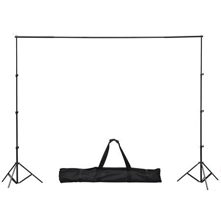 Portable Photography Background Backdrop Stand Kit: 10x8-1/5