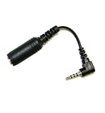 3.5mm (Female) to 2.5mm (Male) Plug Adapter Converter