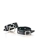 Buckled Ankle Cuff With O-Ring (Black-1)