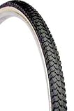 TIRE 26X1-3/8 HYBRID KNOBBY BLACK/GUM WALL