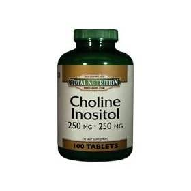 Choline And Inositol Tablets - 100 Tablets
