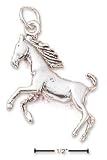 Sterling Silver Running Horse Charm