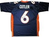 Jay Cutler Signed Denver Broncos Reebok EQT Blue Jersey