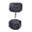 Cap Barbell Rubber Coated Hex Dumbbell with Contoured Chrome Handle (80-Pound)