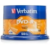 ~:~ VERBATIM CORPORATION ~:~ DVD-R Discs, 4.7GB, 16x, Spindle, Matte Silver, 50/pack