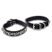 Circle T Spiked Tanned Collars- Double Row
