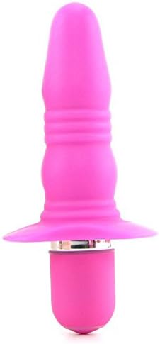 10 Powerful Function Vibrating Butt Plug with Plush Flexibility, Ribbed Texturing, and a Final Smooth Bump,easy to Clean Dish Washer Safe, Removable 10 Function Bullet . Great for Anal Play for Beginner and Advanced! Sex Toy, Couples Play. You Can Heat It up with Hot Water or Cool It Down with Cold Water. For Him or Her -"Choose Expedited Shipping and Get Free 2yr Warranty and a Bonus Lube!"