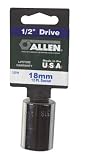 12 Point 1/2 Drive Standard Socket 18 mm
