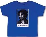BOB MARLEY - B Is For BOB - Royal Blue Toddler T-shirt