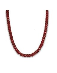 300 Carat All Natural Genuine Ruby Necklace in 925 Sterling Silver