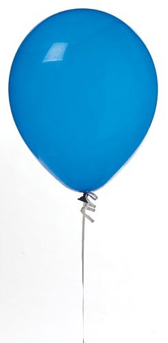 11 Inch Latex Balloons Crystal Blue Package of 100