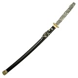Royal Dragon Katana Sword Ivory Green